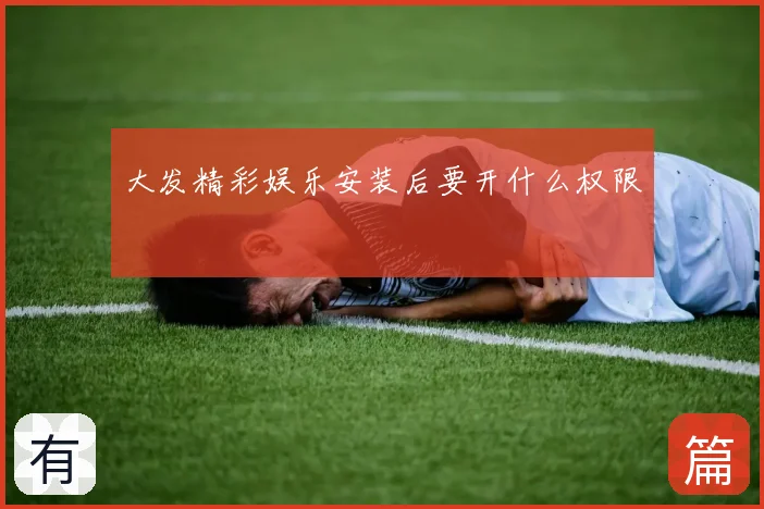 大发精彩娱乐安装后要开什么权限